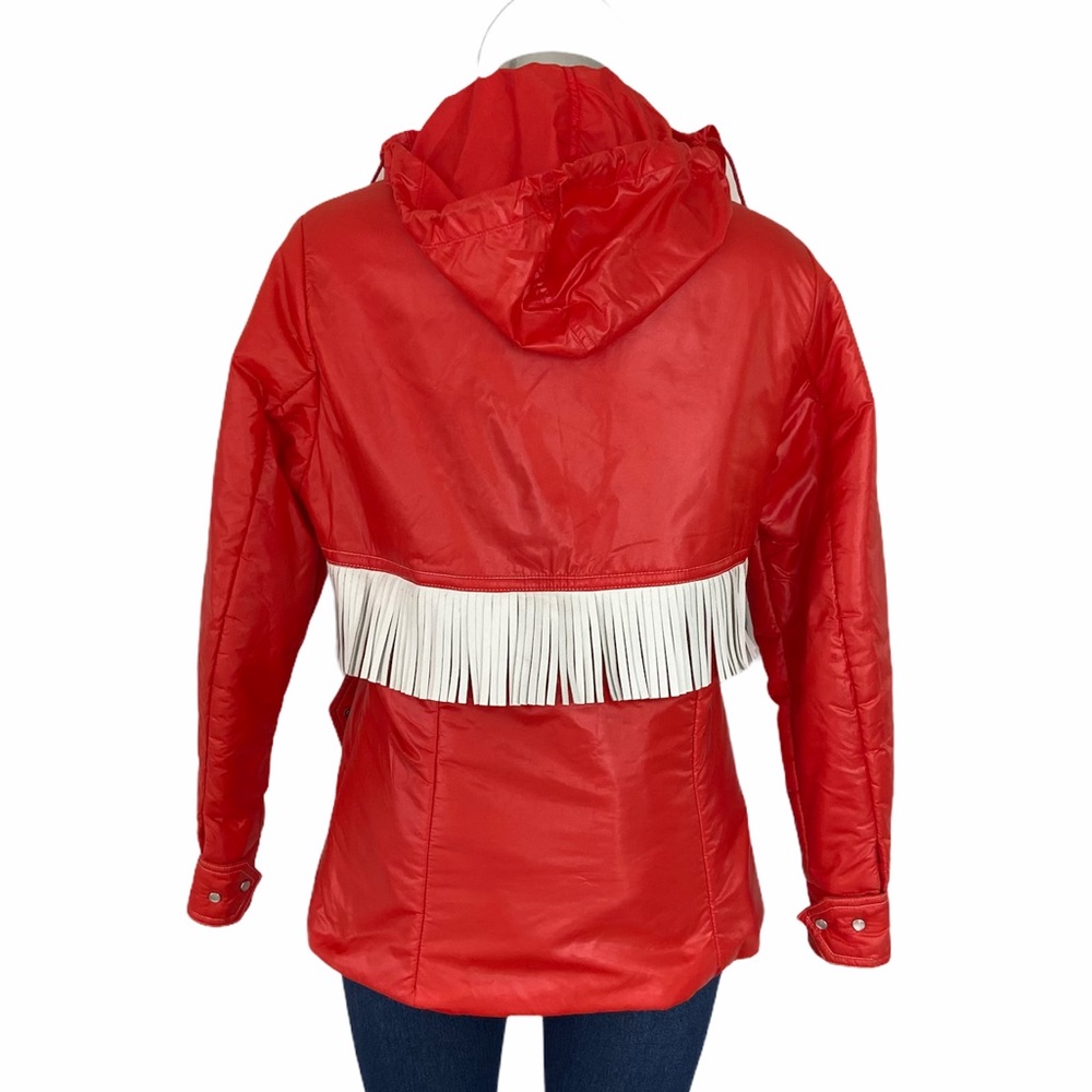 Red Women's Ski & Snow Jacket with Hood - Picture 4 of 9
